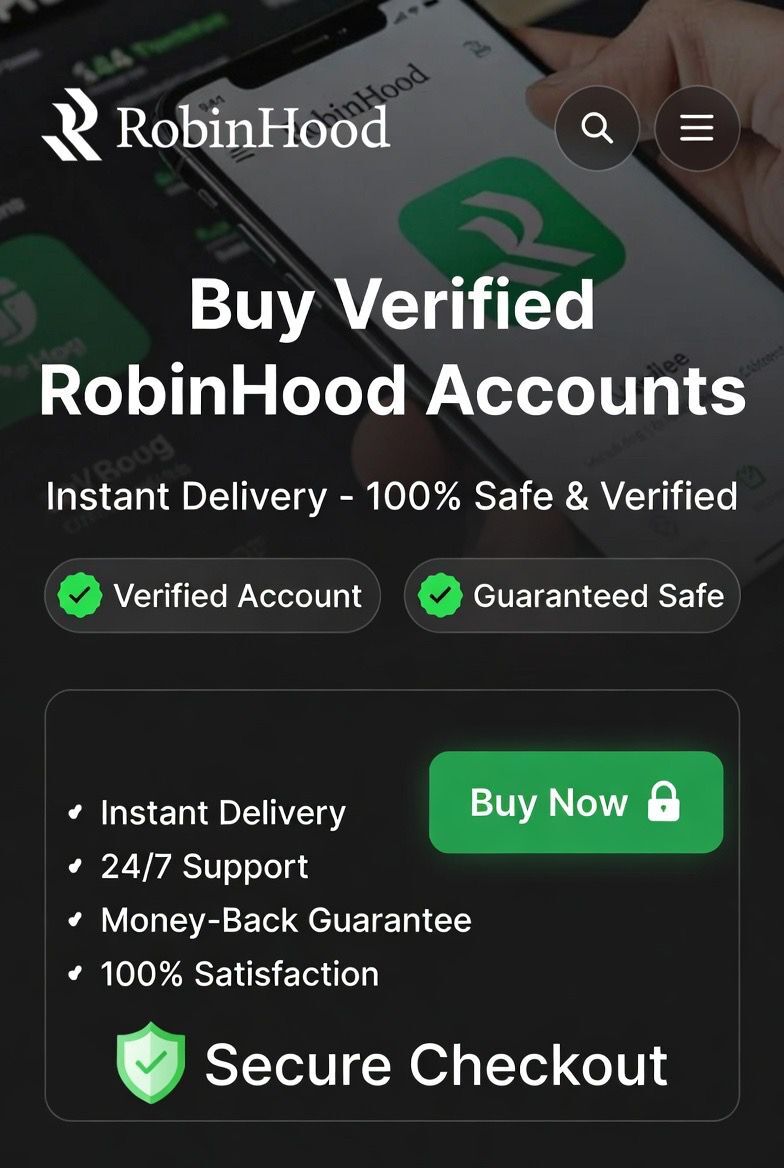 Buy Verified Robinhood Account
